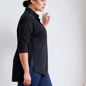 Aday Something Borrowed Shirt, Black, Large